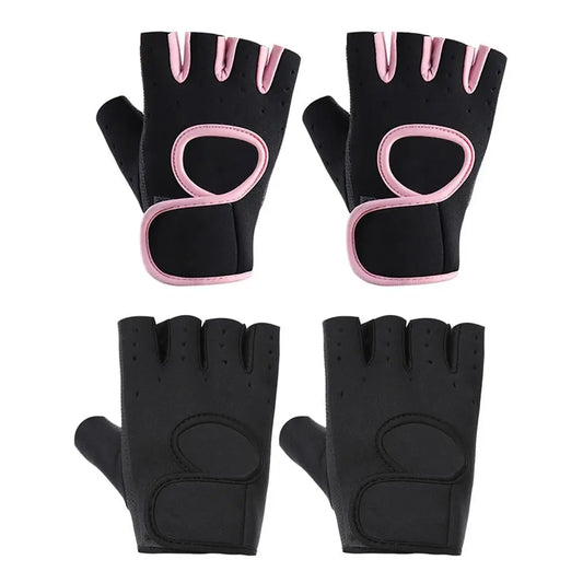 Breathable Weightlifting Gym Gloves | Non-Slip Half Finger Training Gloves for Men & Women
